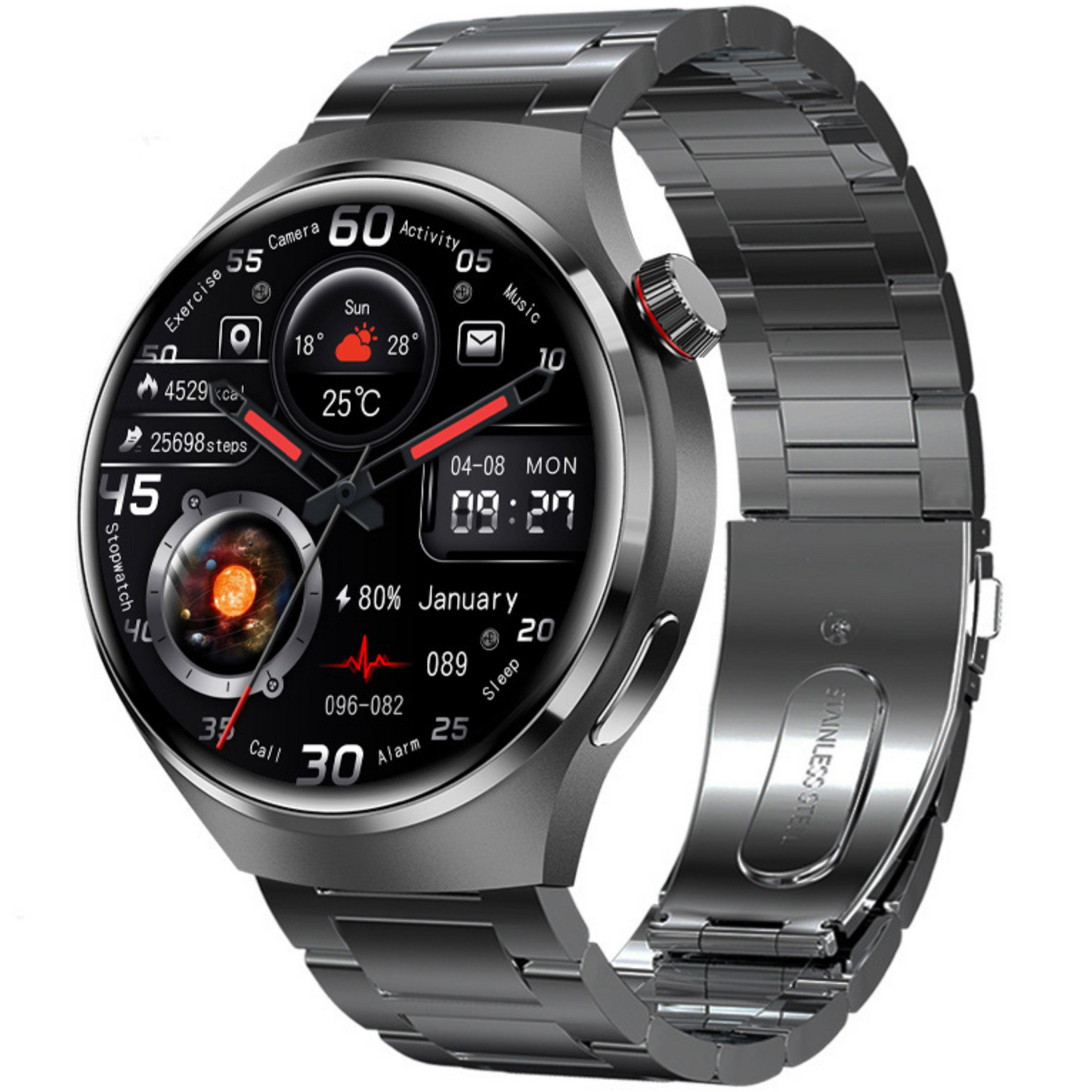 Skanto | Smartwatch: Ideal for Sport, Business & Lifestyle ECG, AMOLED HD, Bluetooth, Heart Rate Limited Edition