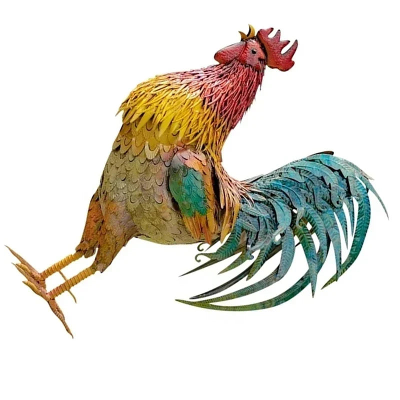 RoosterPatriot - Rooster Sculpture for the Porch
