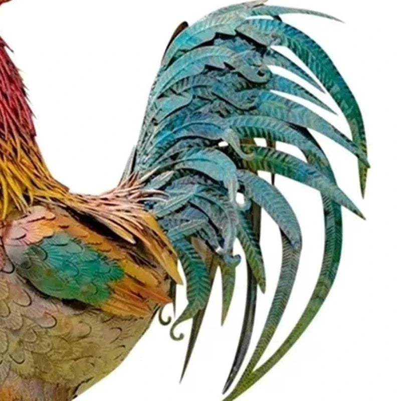 RoosterPatriot - Rooster Sculpture for the Porch