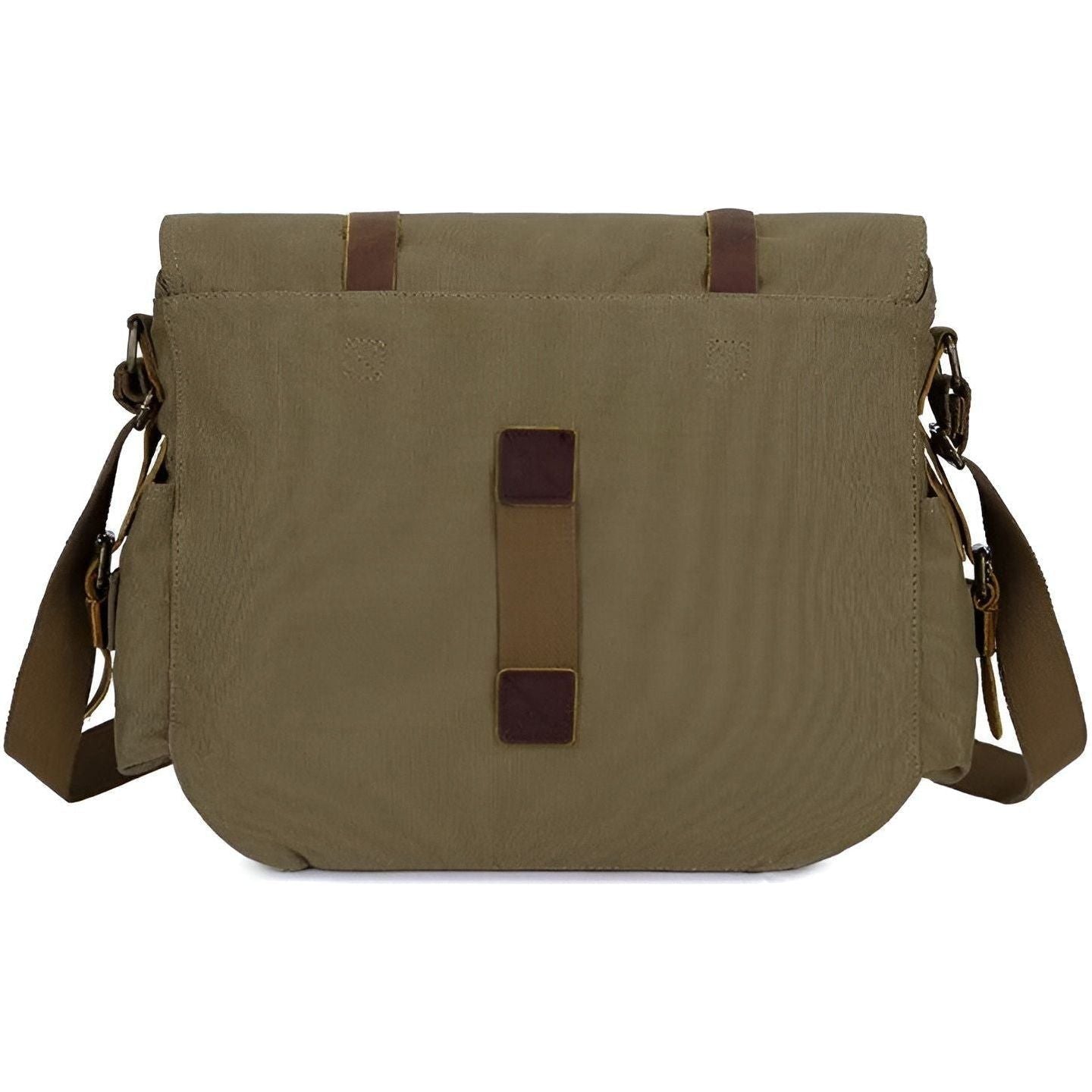 Skanto | Michael Bag – Vintage Canvas Messenger Bag for Men with Leather Details