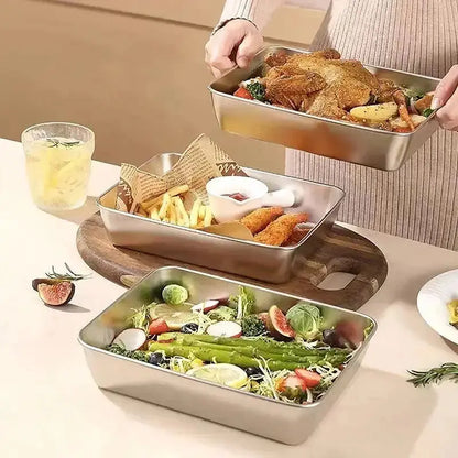 Kalsten | Microwave-safe stainless steel containers with lid