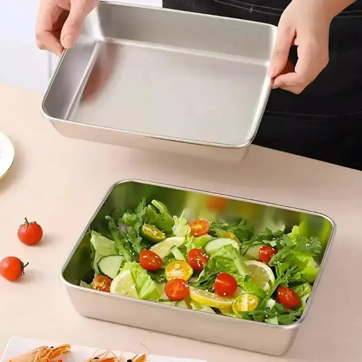 Kalsten | Microwave-safe stainless steel containers with lid
