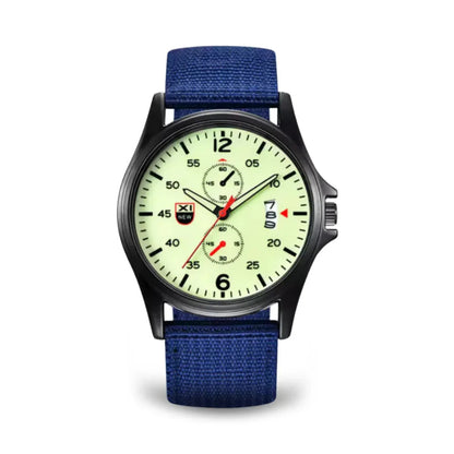 Skanto | Military Quartz Watch – Lightweight Tactical Nylon Strap Watch for Men