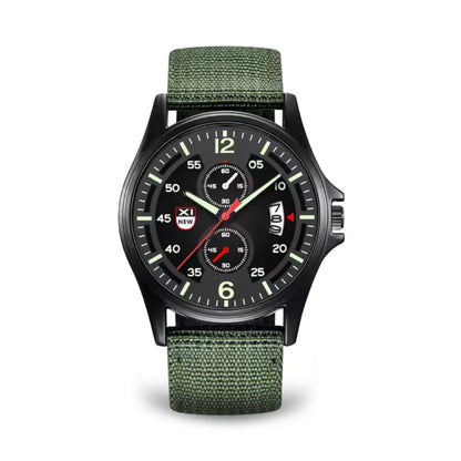 Skanto | Military Quartz Watch – Lightweight Tactical Nylon Strap Watch for Men