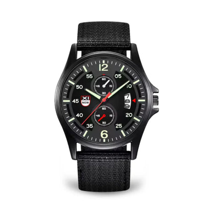 Skanto | Military Quartz Watch – Lightweight Tactical Nylon Strap Watch for Men