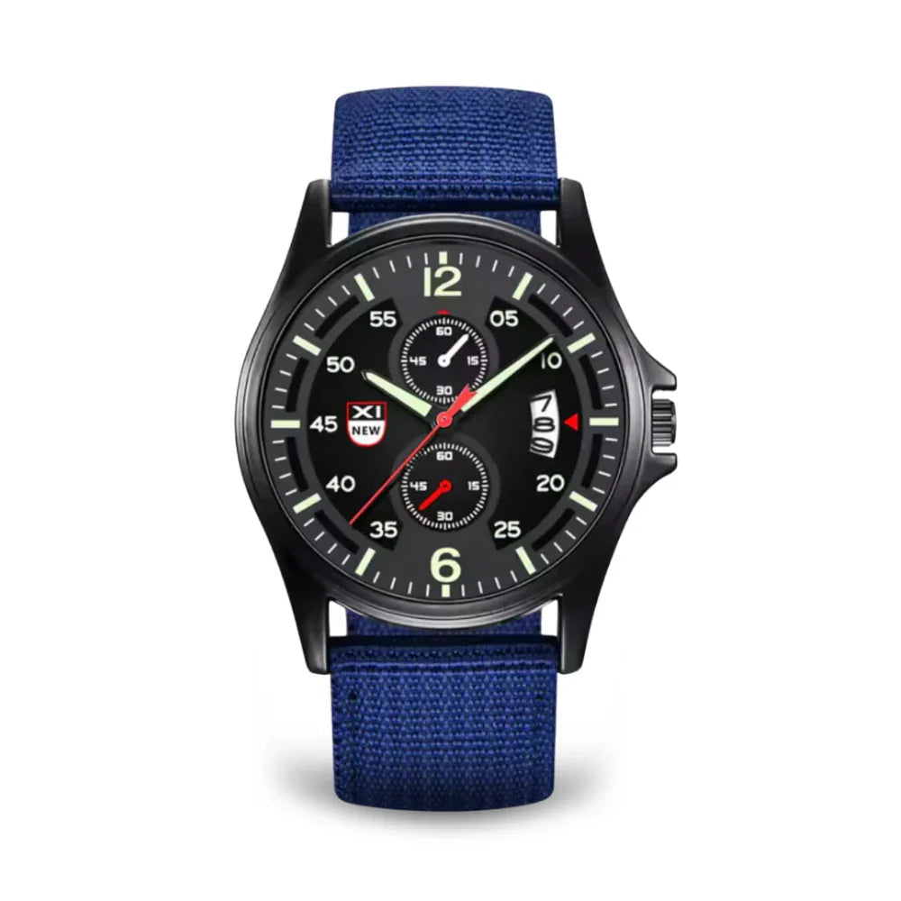 Skanto | Military Quartz Watch – Lightweight Tactical Nylon Strap Watch for Men