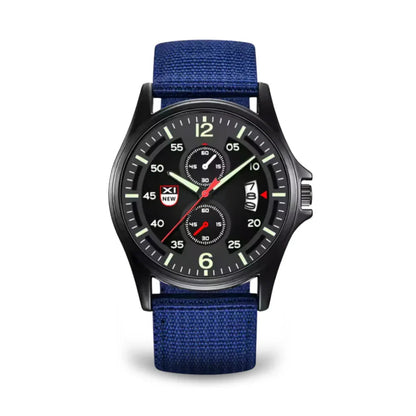 Skanto | Military Quartz Watch – Lightweight Tactical Nylon Strap Watch for Men