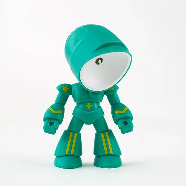 Cute Robot Table Lamp – Creative LED Light for Children's Room and Desk | Brehn