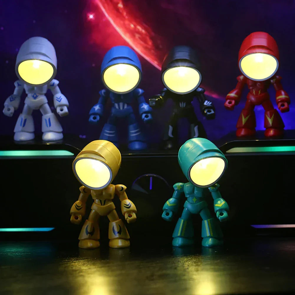 Cute Robot Table Lamp – Creative LED Light for Children's Room and Desk | Brehn