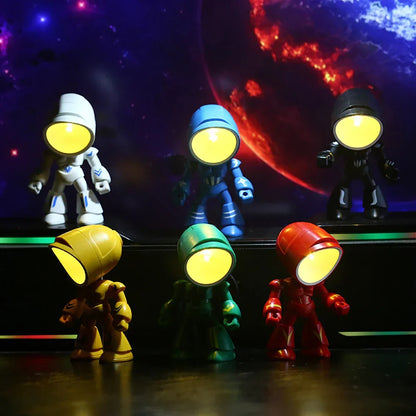 Cute Robot Table Lamp – Creative LED Light for Children's Room and Desk | Brehn