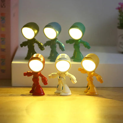 Cute Robot Table Lamp – Creative LED Light for Children's Room and Desk | Brehn