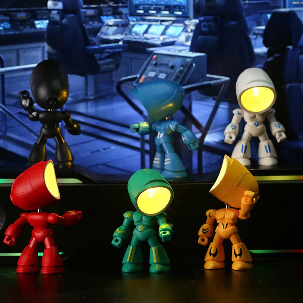 Cute Robot Table Lamp – Creative LED Light for Children's Room and Desk | Brehn