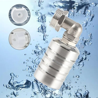 BowLift | Mini Float Valve | Automatic Water Level Control | Stainless Steel | 10–150 PSI | Compact