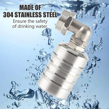 BowLift | Mini Float Valve | Automatic Water Level Control | Stainless Steel | 10–150 PSI | Compact