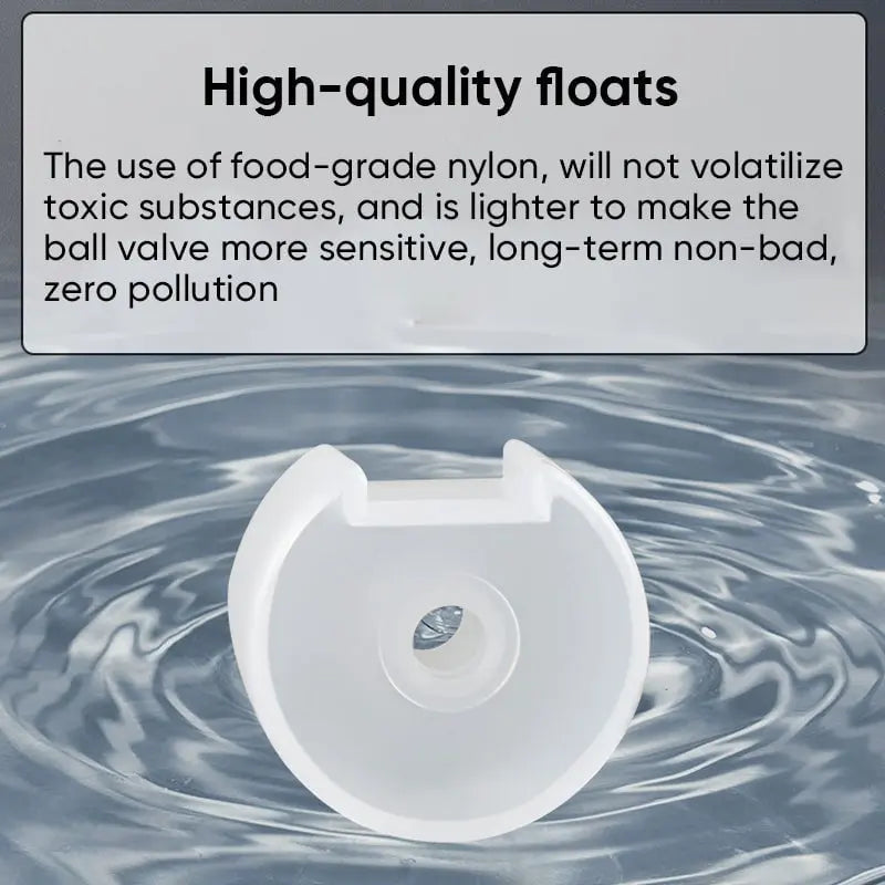 BowLift | Mini Float Valve | Automatic Water Level Control | Stainless Steel | 10–150 PSI | Compact