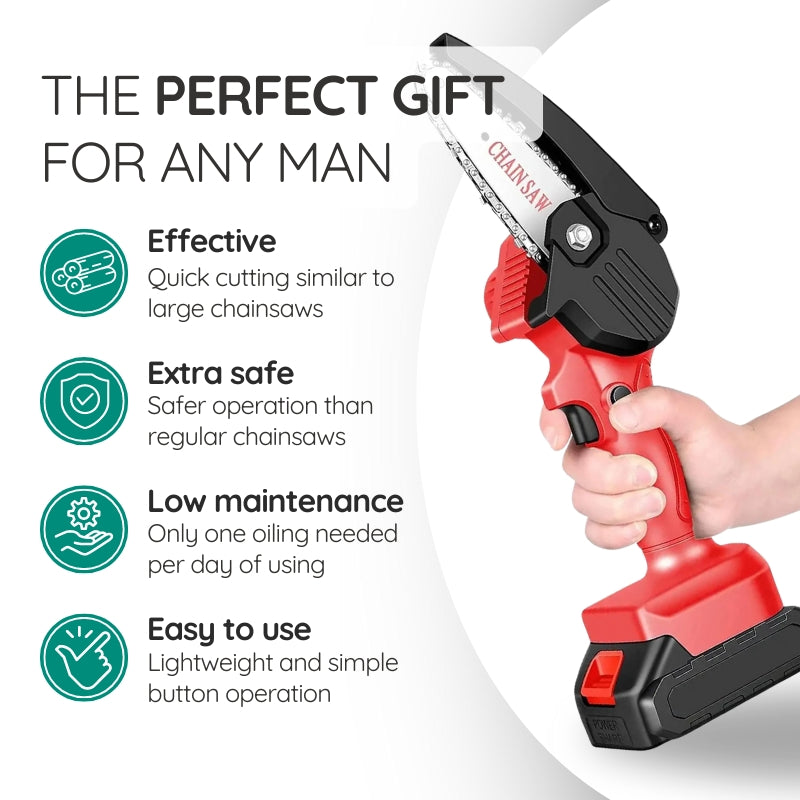 BowLift | Mini Upgraded Cordless Chainsaw