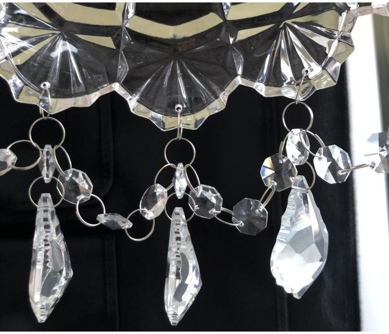Minimalist Retro Crystal Glass Pendant Light Karnz