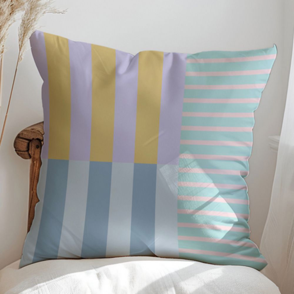 Skanto | Mod Blocks Striped Pillow Cover