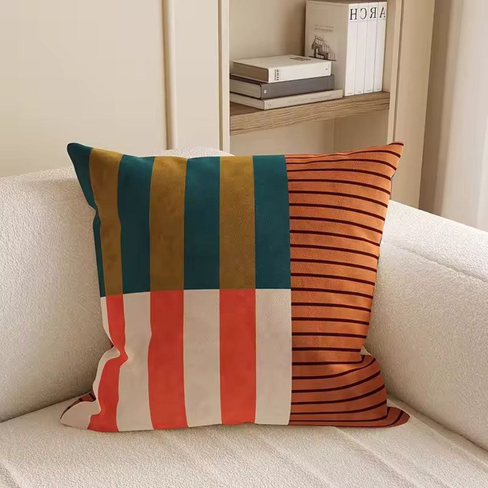 Skanto | Mod Blocks Striped Pillow Cover