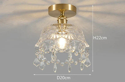 Modern Glass Pendant Light – Crystal-clear Design for Living Room & Dining Room | Karnz