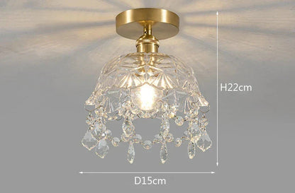 Modern Glass Pendant Light – Crystal-clear Design for Living Room & Dining Room | Karnz