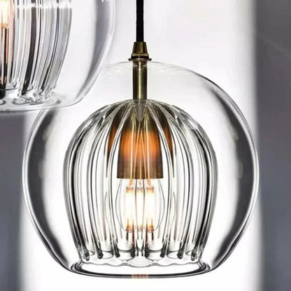 Skanto | TimberGlow - Modern Glass Pendant Lamp