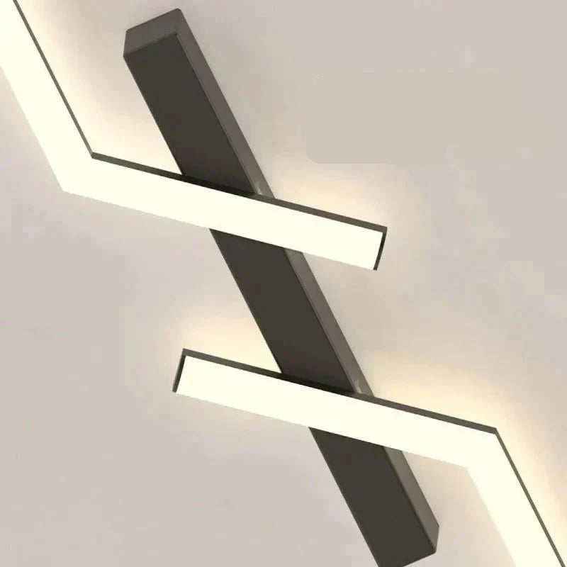 Skanto | Modern Flush-Mounted LED Line Ceiling Lamp – Minimalist & Energy-Saving