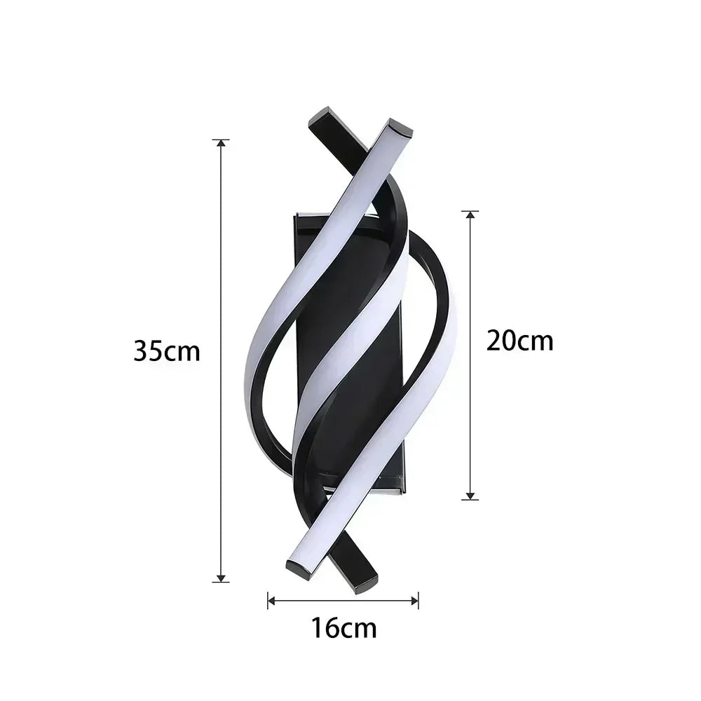 Spiral wall light