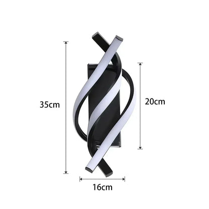 Spiral wall light