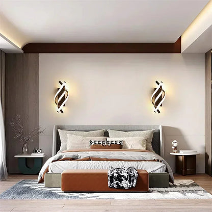 Spiral wall light