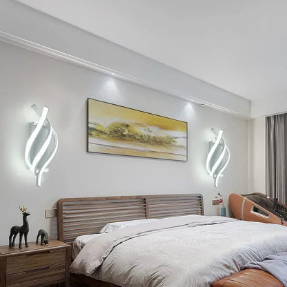 Spiral wall light