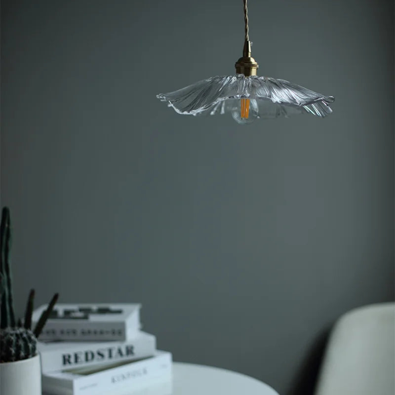 Skanto | FloraShine Light - Elegant Floral Glass Pendant Lamp