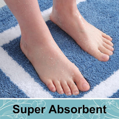 Skanto | Modern Border Anti-Slip Bath Mat