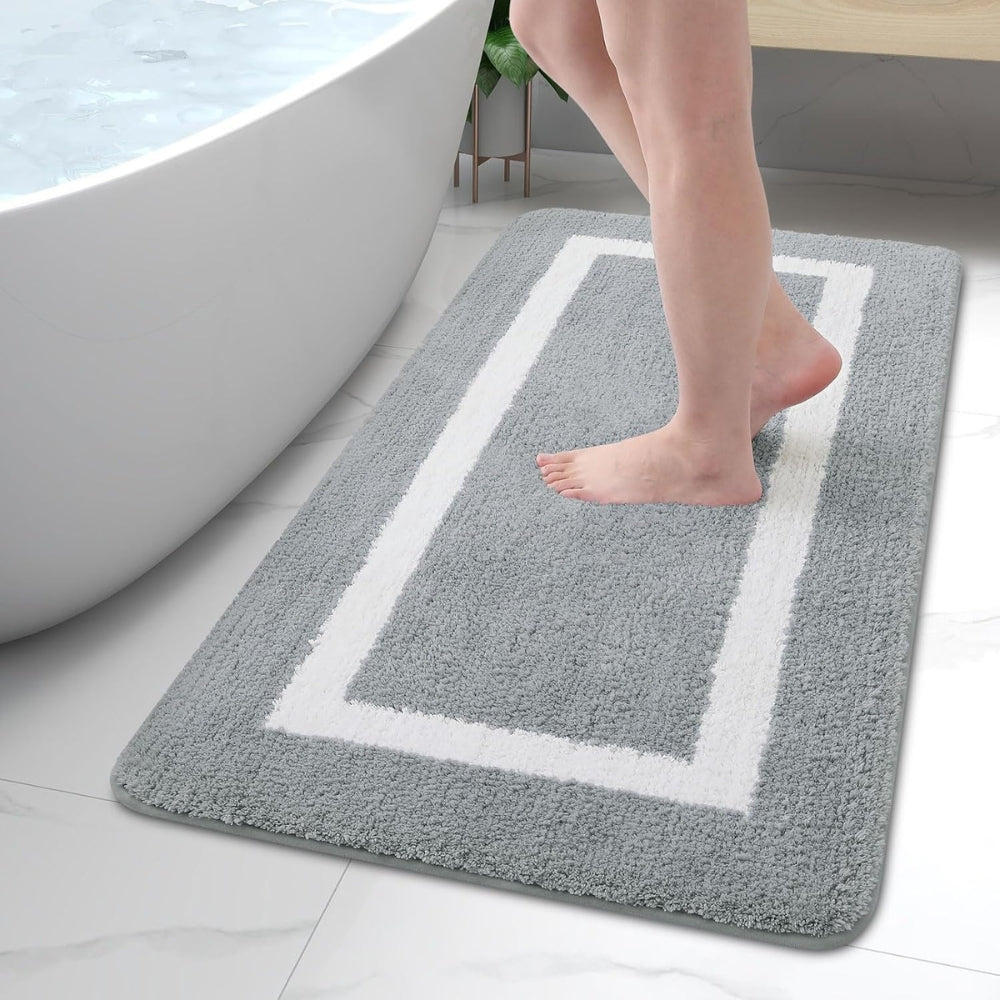 Skanto | Modern Border Anti-Slip Bath Mat