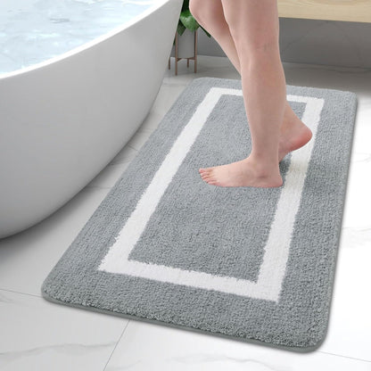 Skanto | Modern Border Anti-Slip Bath Mat
