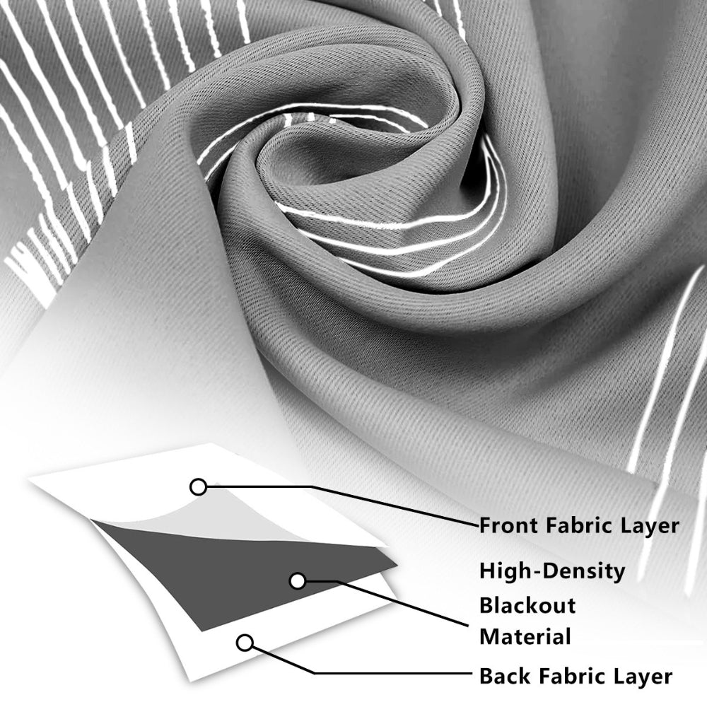 BowLift | Modern Wave Pattern Blackout Curtain