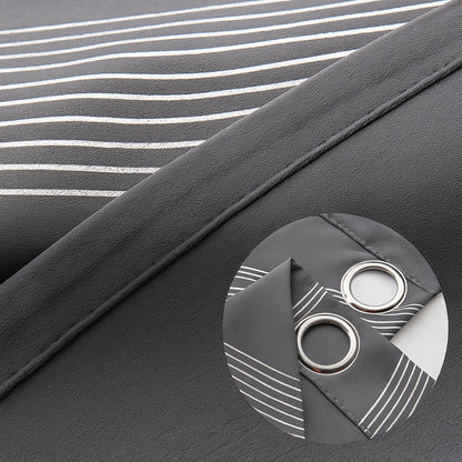 BowLift | Modern Wave Pattern Blackout Curtain