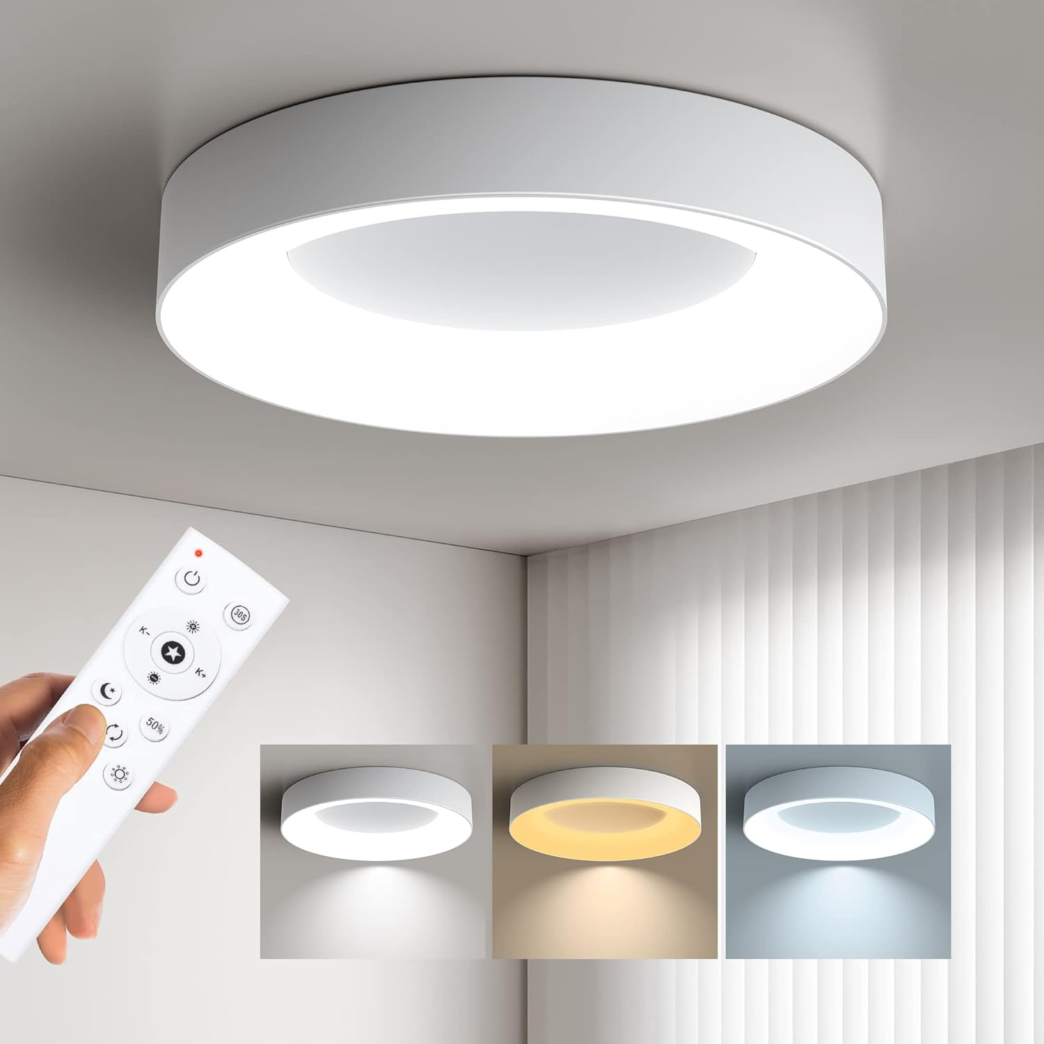 Minimalist LED Flush Mount Ceiling Light