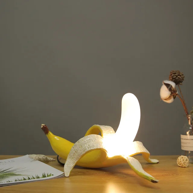 Decorative Banana Lamp – Modern Table Lamp for stylish interior design | Karnz