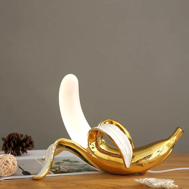 Decorative Banana Lamp – Modern Table Lamp for stylish interior design | Karnz