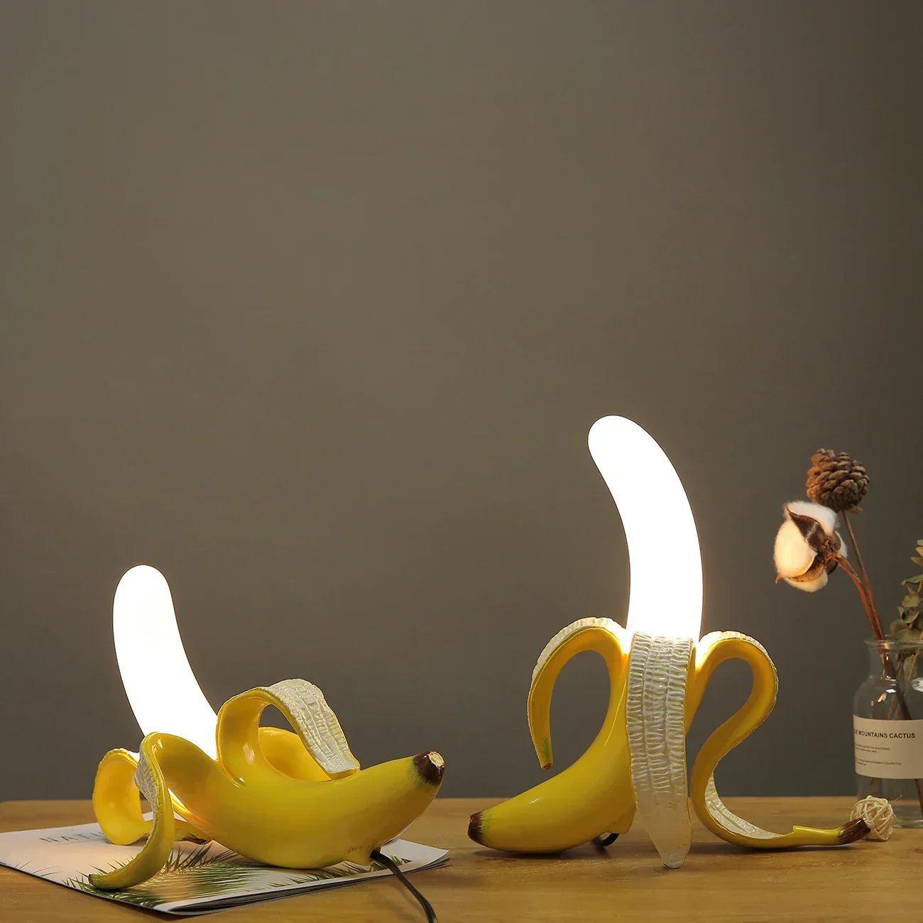 Decorative Banana Lamp – Modern Table Lamp for stylish interior design | Karnz