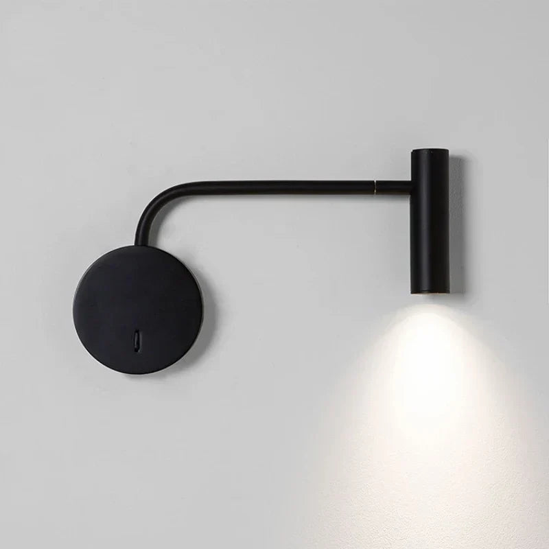 Swiveling LED Wall Light – Modern Reading Lamp for Bedroom | Karnz