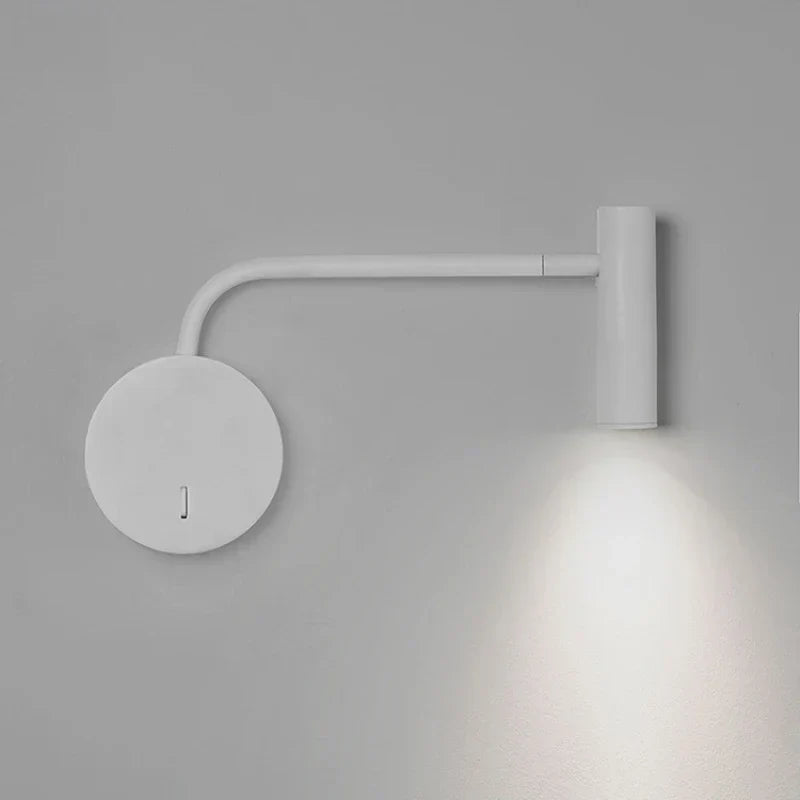 Swiveling LED Wall Light – Modern Reading Lamp for Bedroom | Karnz