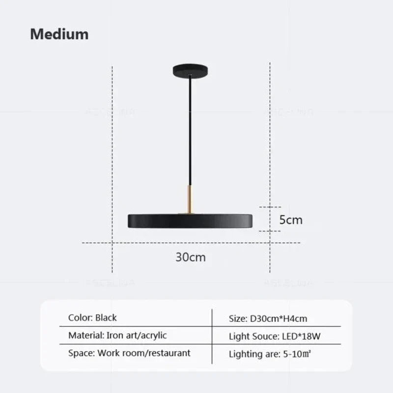Skanto | Slim Disc Pendant Lamp