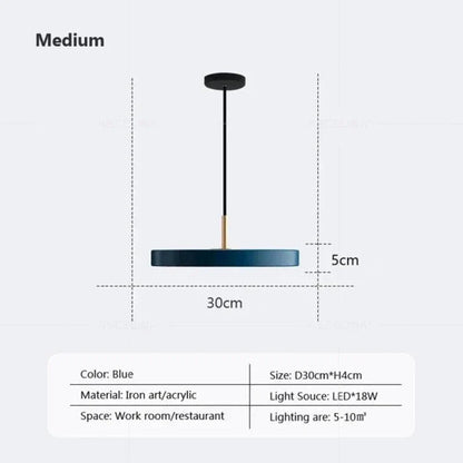 Skanto | Slim Disc Pendant Lamp