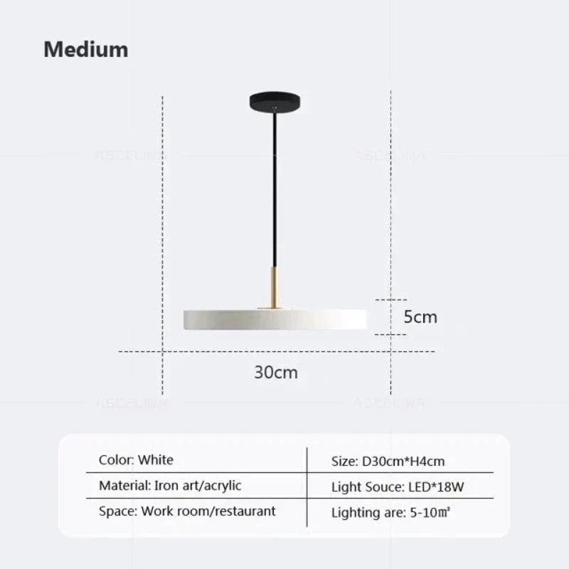 Skanto | Slim Disc Pendant Lamp