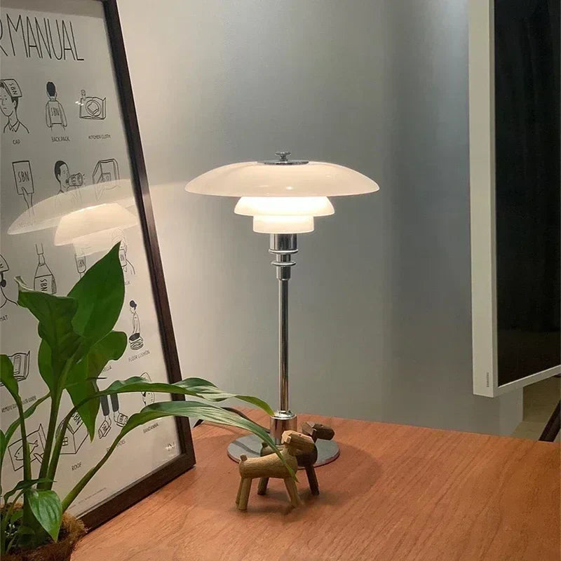 Nordic Glass Table Lamp – Minimalist LED Lamp for Home | Karnz