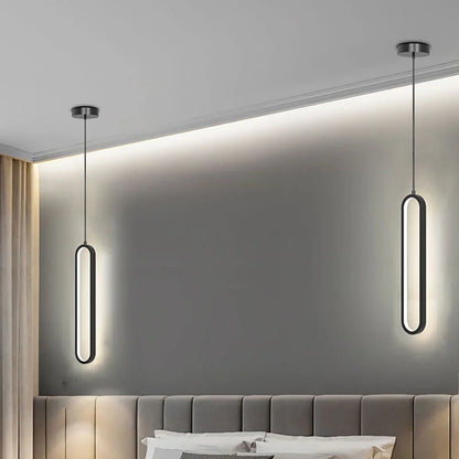 Modern minimalist LED pendant light – Sleek design lamp for bedroom and living room | Karnz