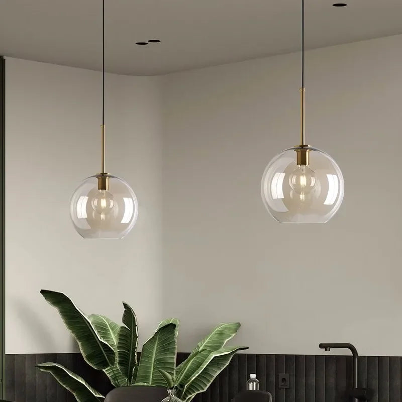 Karnz | NordicGlow – Elegant Scandinavian Glass Pendant Light