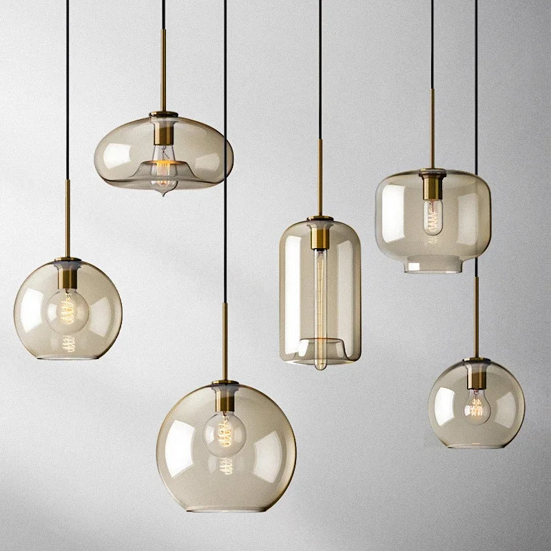 Karnz | NordicGlow – Elegant Scandinavian Glass Pendant Light